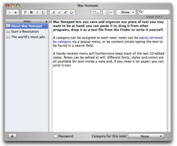 What Is Notepad For Mac Called